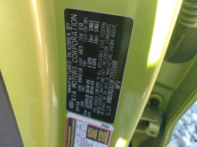2015 KIA SOUL - KNDJN2A23F7755998