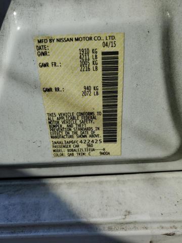 2015 NISSAN ALTIMA 2.5 - 1N4AL3AP6FC422425
