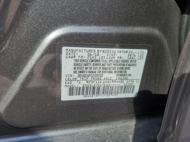 VIN 3N1AB7AP7JY329159 2018 NISSAN SENTRA no.13