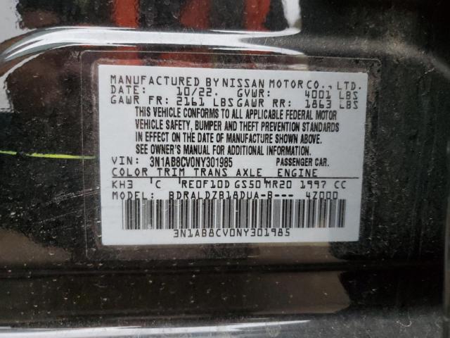 VIN 3N1AB8CV0NY301985 2022 NISSAN SENTRA no.12