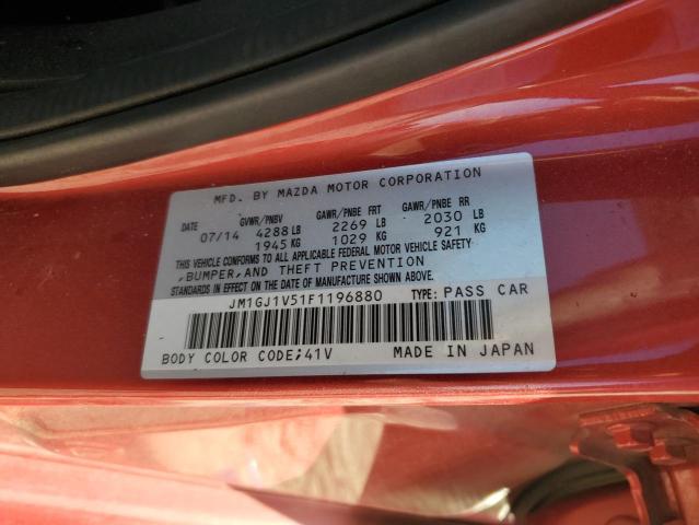 2015 MAZDA 6 TOURING - JM1GJ1V51F1196880