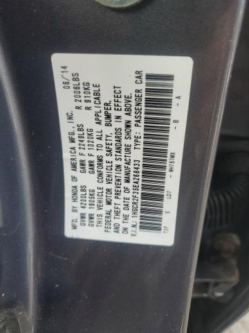 VIN 1HGCR2F35EA268433 2014 Honda Accord, LX no.12