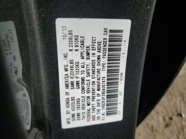 VIN 1HGCR2F39EA067876 2014 Honda Accord, LX no.12