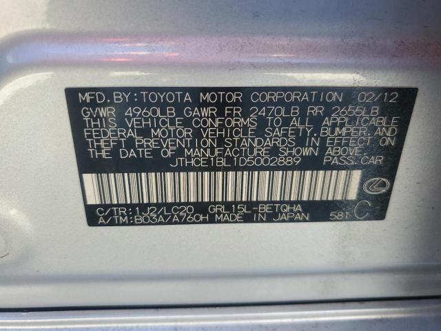 VIN JTHCE1BL1D5002889 2013 LEXUS GS350 no.12