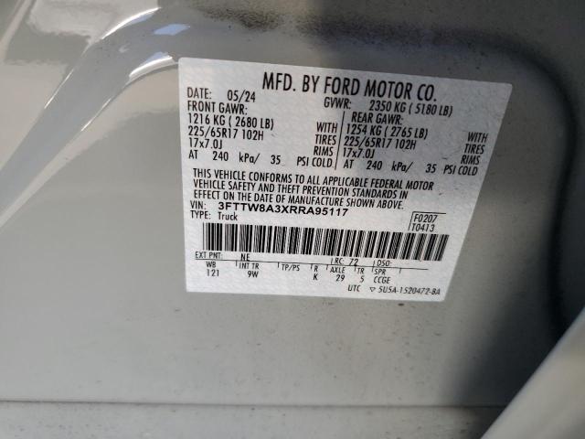2024 FORD MAVERICK X - 3FTTW8A3XRRA95117