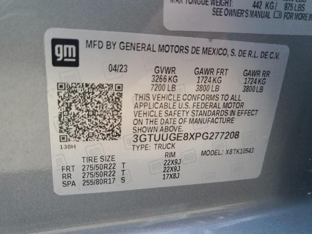 2023 GMC SIERRA K15 - 3GTUUGE8XPG277208
