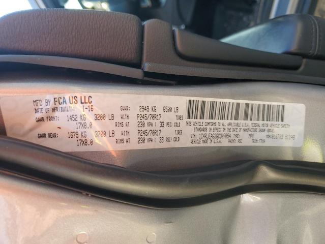 2016 JEEP GRAND CHER - 1C4RJEAG3GC307054