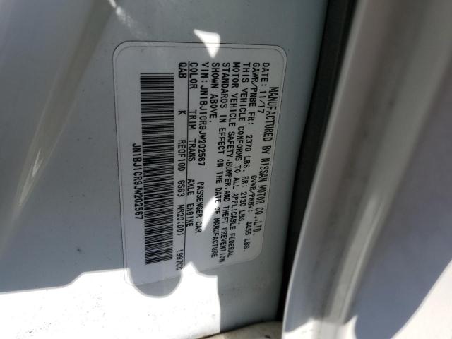 2018 NISSAN ROGUE SPOR - JN1BJ1CR9JW202567