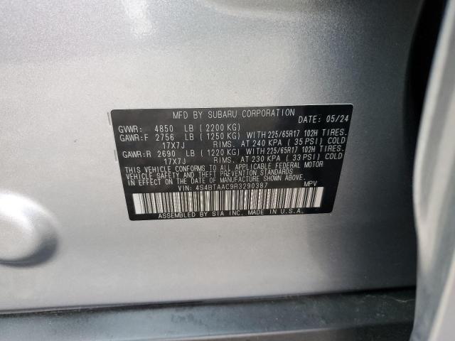 2024 SUBARU OUTBACK 4S4BTAAC9R3290387