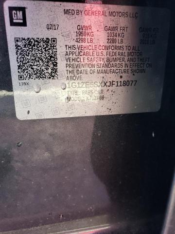 2018 CHEVROLET MALIBU PRE - 1G1ZE5SXXJF118077
