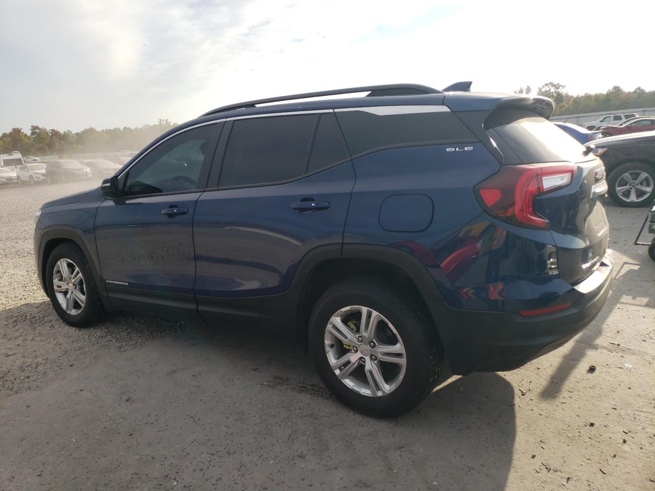 GMC TERRAIN SL 2022 blue  gas 3GKALTEV7NL137873 photo #3