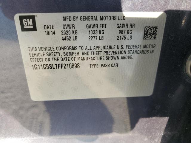 2015 CHEVROLET MALIBU 1LT - 1G11C5SL7FF210898