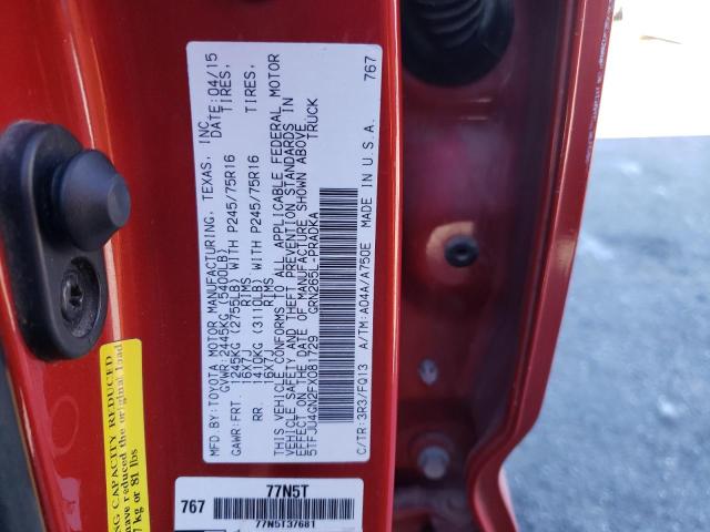2015 TOYOTA TACOMA DOU - 5TFJU4GN2FX081729