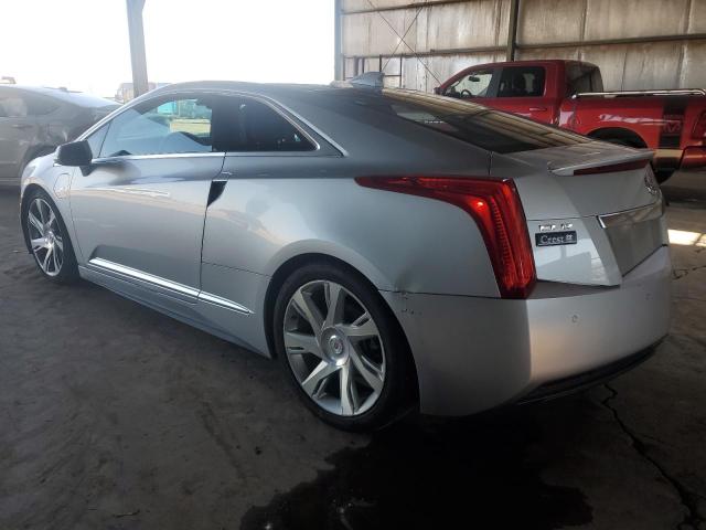 CADILLAC ELR LUXURY 2014 silver coupe hybrid engine 1G6RR1E40EU600700 photo #3