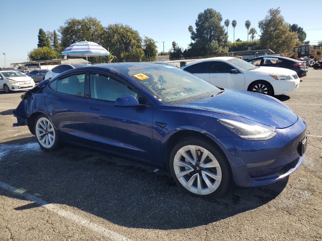 Lot #2977348861 2022 TESLA MODEL 3