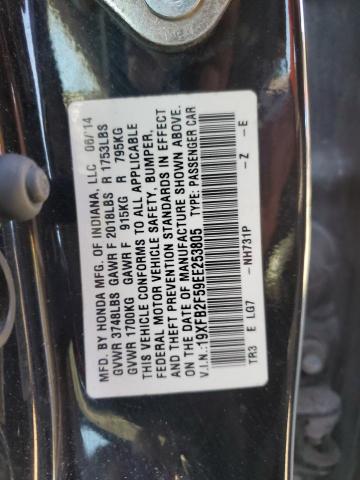 VIN 19XFB2F59EE253805 2014 Honda Civic, LX no.12