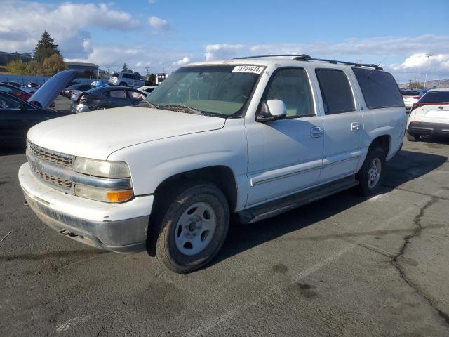 CHEVROLET SUBURBAN 2001 white  gas 1GNFK16T91J230523 photo #1