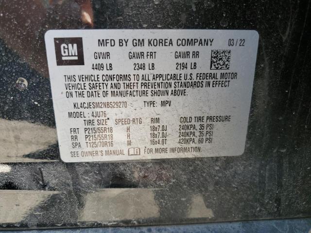 2022 BUICK ENCORE PRE - KL4CJESM2NB529270