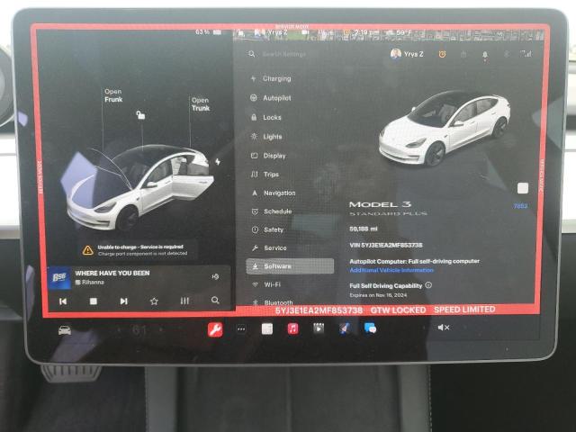 2021 TESLA MODEL 3 - 5YJ3E1EA2MF853738