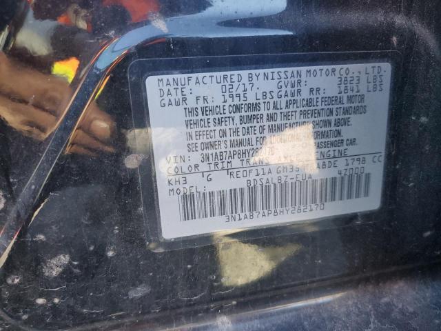 2017 NISSAN SENTRA S - 3N1AB7AP8HY282170