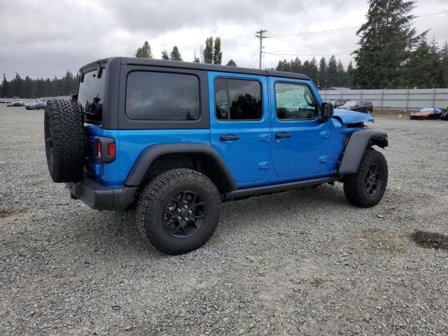 JEEP WRANGLER 4 2024 blue  hybrid engine 1C4RJXN60RW227466 photo #4