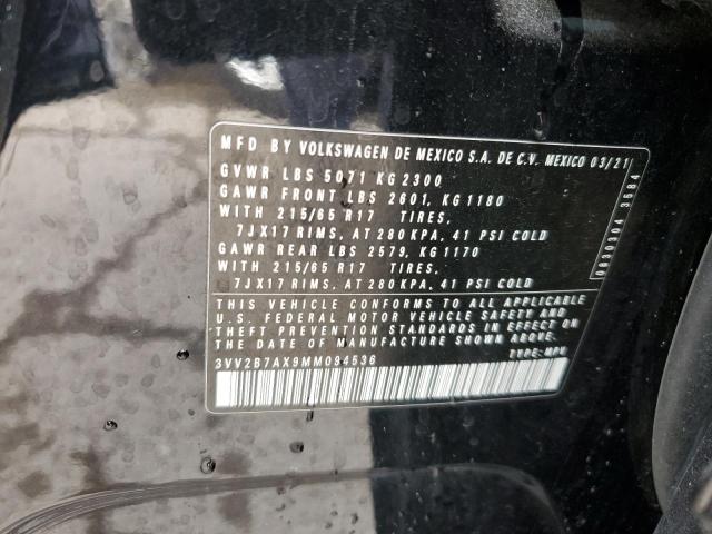 2021 VOLKSWAGEN TIGUAN SE - 3VV2B7AX9MM094536