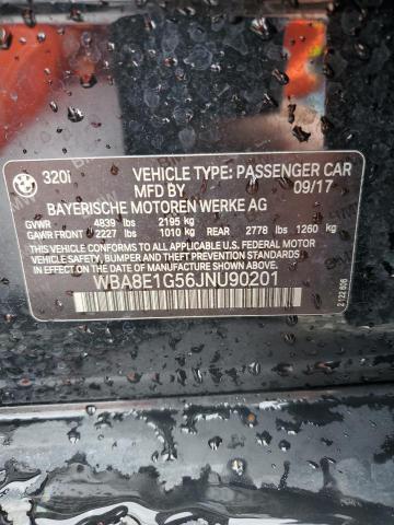 2018 BMW 320 I - WBA8E1G56JNU90201