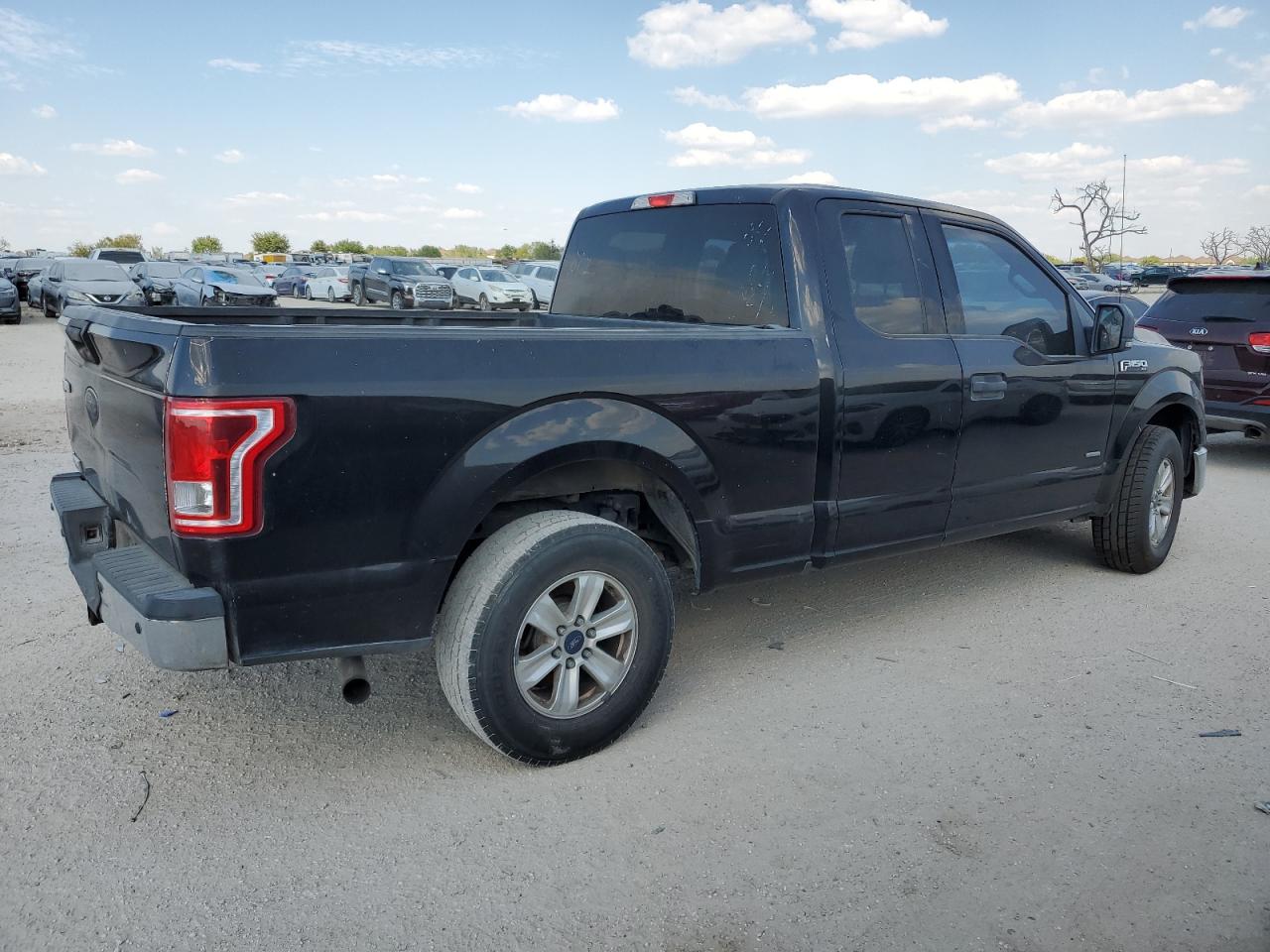 FORD F150 SUPER 2015 black 4dr ext gas 1FTEX1CG7FKF24078 photo #4