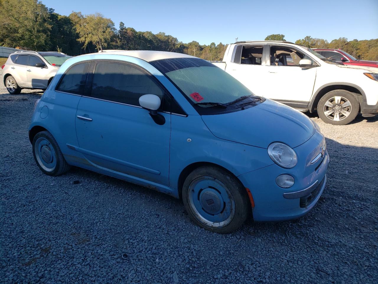 Lot #2964669007 2015 FIAT 500 LOUNGE