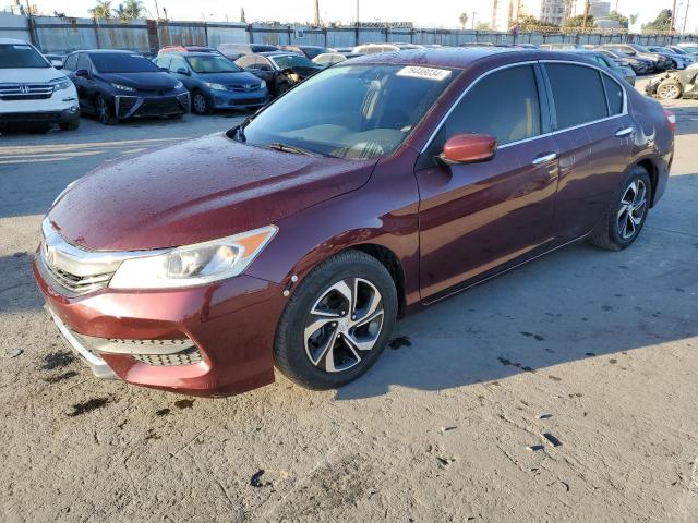 HONDA ACCORD LX 2017 burgundy  gas 1HGCR2F33HA240392 photo #1