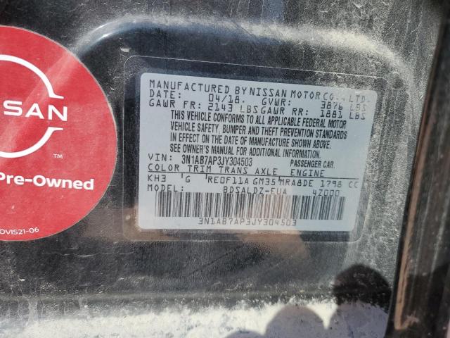 2018 NISSAN SENTRA S - 3N1AB7AP3JY304503