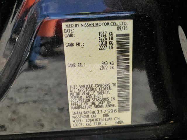 2017 NISSAN ALTIMA 2.5 - 1N4AL3AP5HC117596