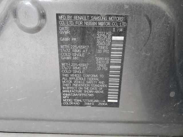 2015 NISSAN ROGUE S - KNMAT2MV5FP517985