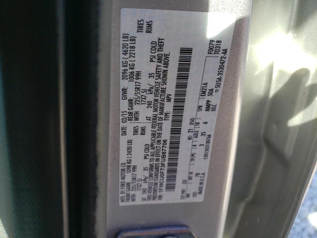 2015 FORD ESCAPE S - 1FMCU0F73FUB87706