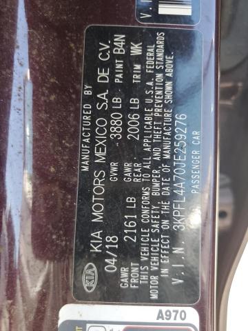2018 KIA FORTE LX - 3KPFL4A70JE259276
