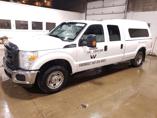 FORD F250 SUPER 2016 white crew pic gas 1FT7W2A69GEA64823 photo #1