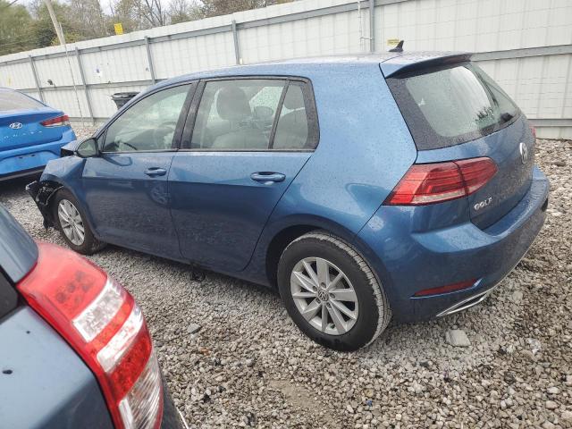 VOLKSWAGEN GOLF S 2018 blue  gas 3VWG17AU0JM260044 photo #3