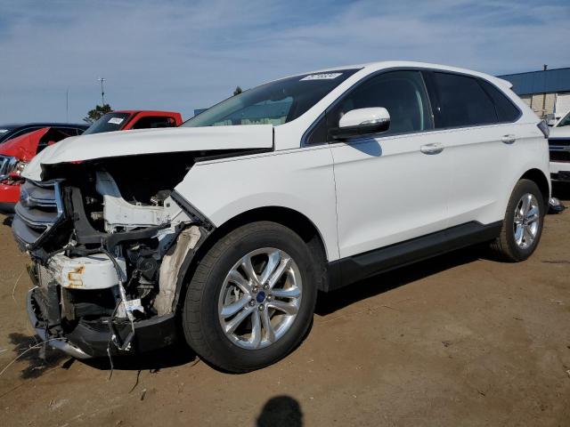 FORD EDGE SEL 2018 white  gas 2FMPK4J94JBB58186 photo #1