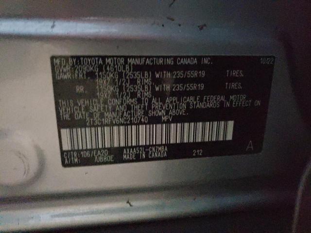 VIN 2T3C1RFV6NC210740 2022 Toyota RAV4, Xle Premium no.13