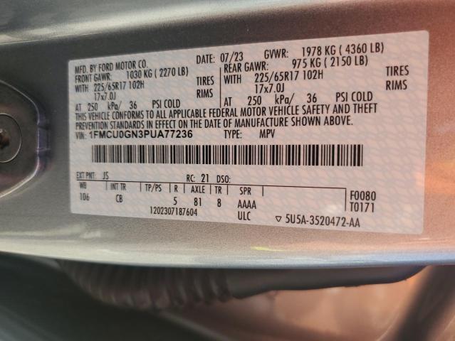 VIN 1FMCU0GN3PUA77236 2023 FORD ESCAPE ACT no.13