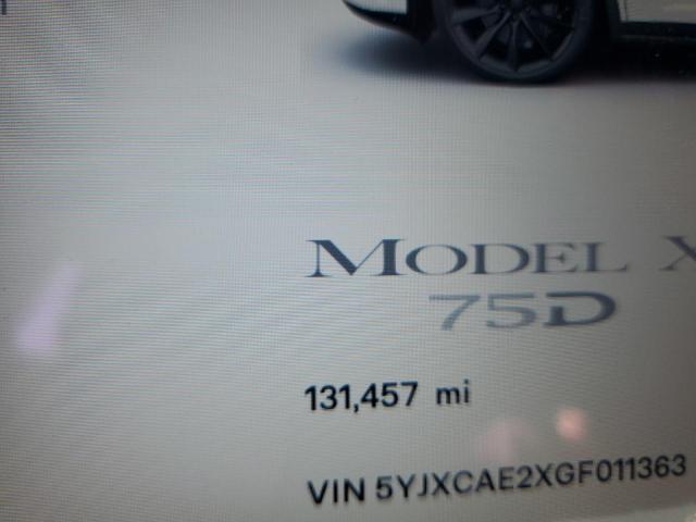 2016 TESLA MODEL X - 5YJXCAE2XGF011363