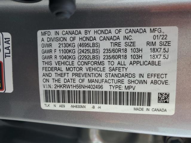 2022 HONDA CR-V EX - 2HKRW1H56NH402496