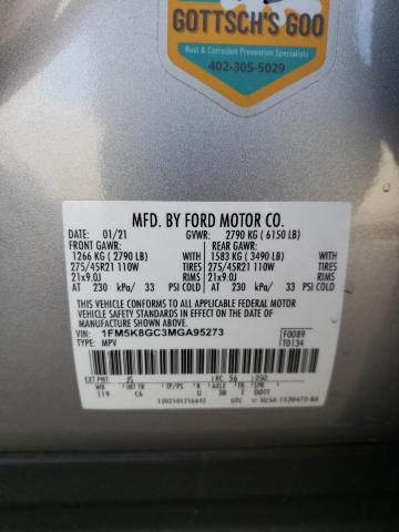 2021 FORD EXPLORER S - 1FM5K8GC3MGA95273