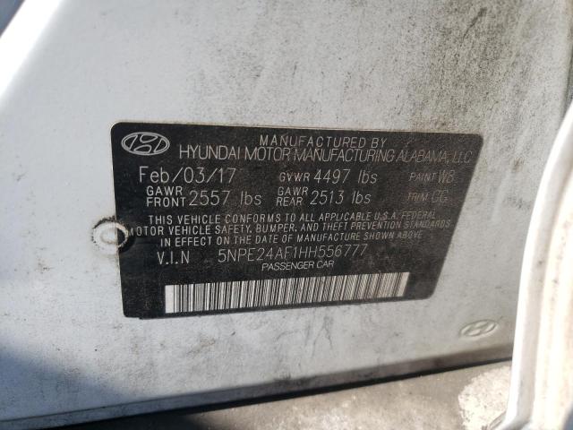 VIN 5NPE24AF1HH556777 2017 Hyundai Sonata, SE no.12