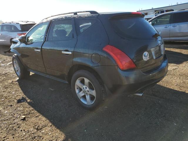 NISSAN MURANO SL 2003 black  gas JN8AZ08W53W210957 photo #3