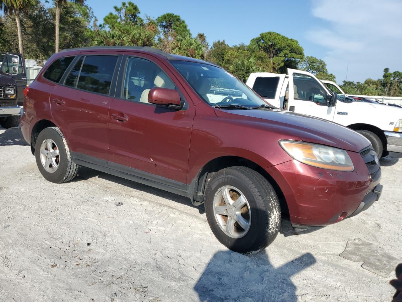 Lot #2909940075 2008 HYUNDAI SANTA FE G