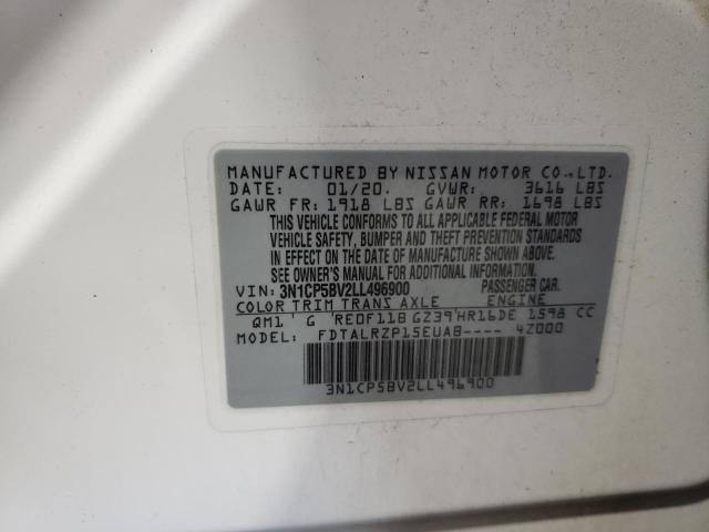 VIN 3N1CP5BV2LL496900 2020 Nissan Kicks, S no.13