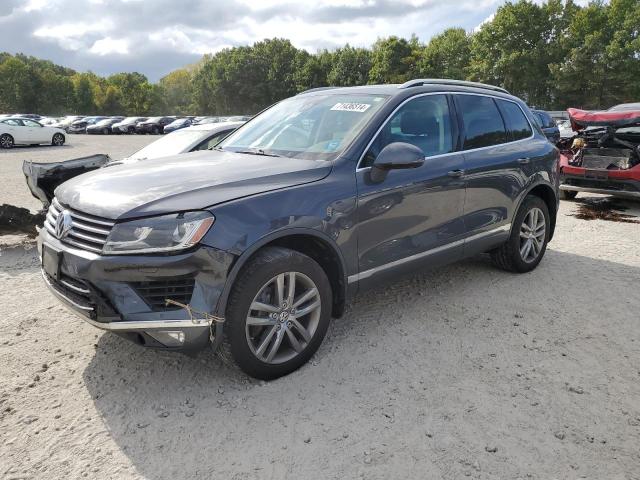 VOLKSWAGEN TOUAREG SP 2016 charcoal  gas WVGEF9BP4GD004053 photo #1