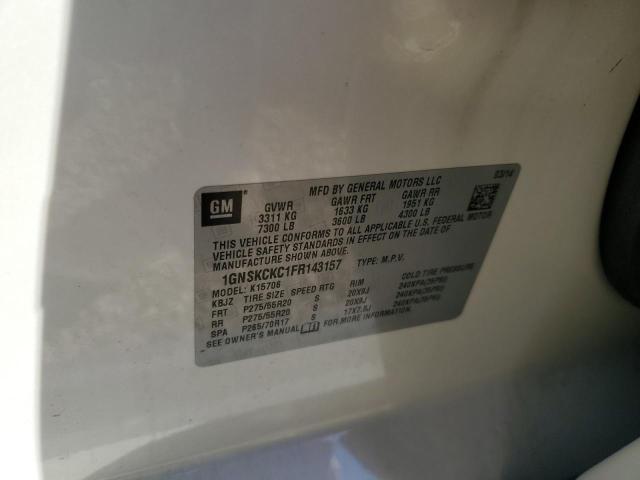 2015 CHEVROLET TAHOE K150 - 1GNSKCKC1FR143157