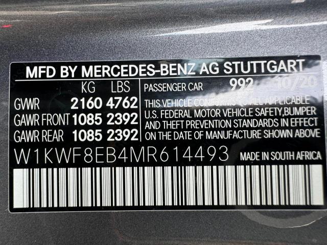 VIN W1KWF8EB4MR614493 2021 Mercedes-Benz C-Class, 3... no.15